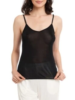 Seidentop Aus 100% Wirkseide PURE Von Gattina 10 Seidentop Aus 100% Wirkseide PURE Von Gattina -Meer Bekleidung top wirkseide 387080 schwarz gattina