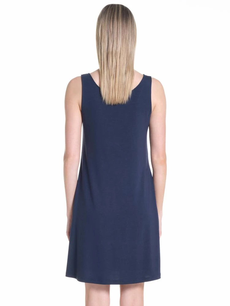 Modal Träger-Nachthemd WKND No. 17 Dunkelblau Von Verdiani 6 Modal Träger-Nachthemd WKND No. 17 Dunkelblau Von Verdiani – Bild 4