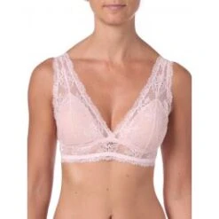 Triangel-BH Bügellos COLETTE Rosa Aus Spitze Von Imec