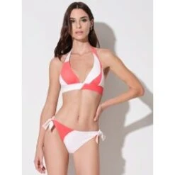 Triangel-Bikini BOLLE Ecru-pink Von Ritratti Mare