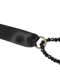 Ouvert Triangel-BH GEISHA SG Mit Schmuck-Kristallen Von Cadolle -Meer Bekleidung triangle geisha perles noir 4500ab cadolle 5