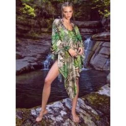 Strand Tunika EMIR Grün Von Nicole Olivier