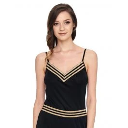 Wirkseide Top TESSA Schwarz-gold Von Gattina 3 Wirkseide Top TESSA Schwarz-gold Von Gattina