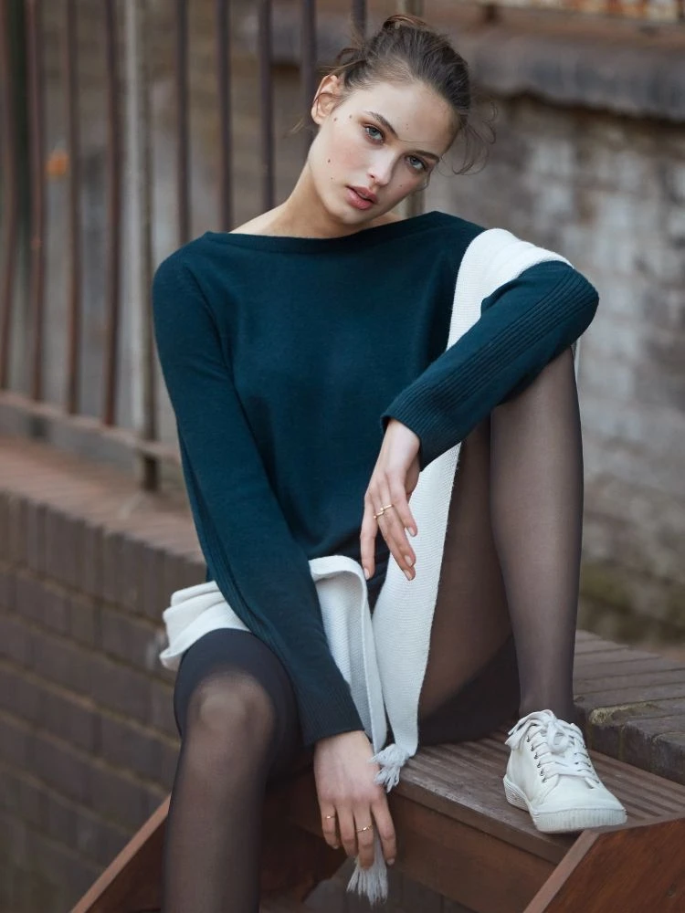 Wolle Kaschmir Long-Pullover MANDY 96 Von Pain De Sucre Suggest 4 Wolle Kaschmir Long-Pullover MANDY 96 Von Pain De Sucre Suggest – Bild 2