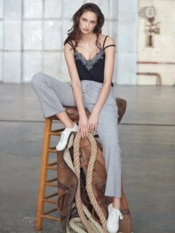 Wolle Kaschmir Lounge-Hose ALANA 96 Von Pain De Sucre Suggest -Meer Bekleidung wolle lounnge hose alana grau pain de sucre suggest 2