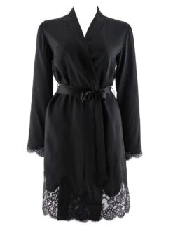 100% Seide Kimono TOI MON AMOUR Viele Farben Aubade 29 100% Seide Kimono TOI MON AMOUR Viele Farben Aubade -Meer Bekleidung z kimono seide schwarz ms65 soie d amour aubade 1 3