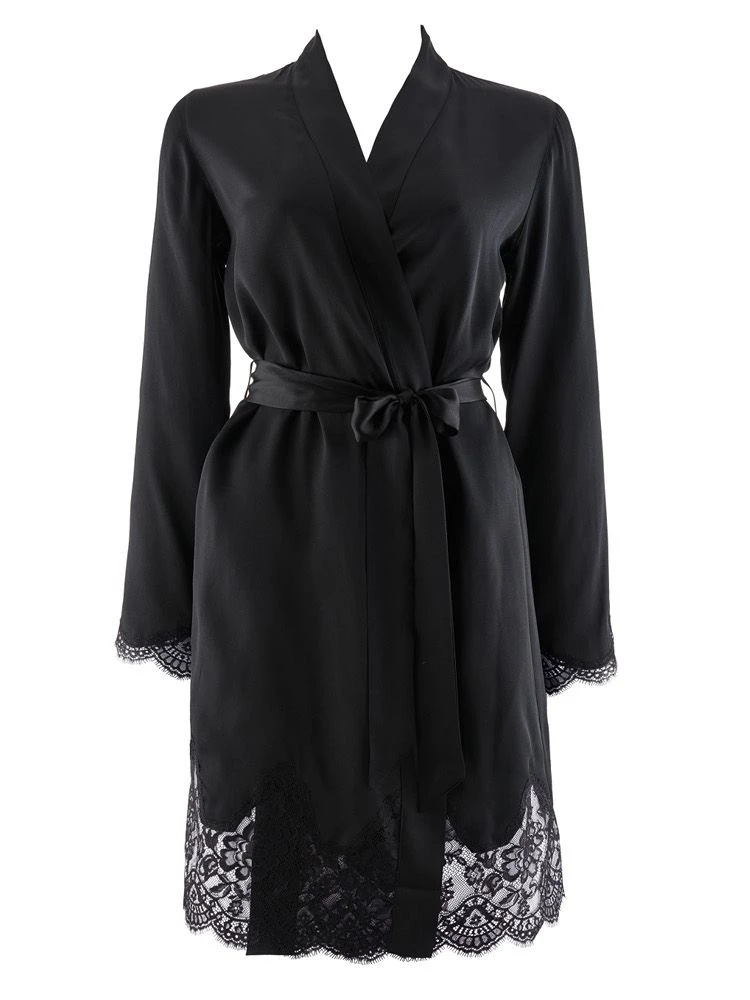 100% Seide Kimono TOI MON AMOUR Viele Farben Aubade 10 100% Seide Kimono TOI MON AMOUR Viele Farben Aubade – Bild 8